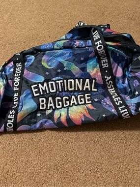 Emotional Baggage Travel Duffle Bag - Multicolor